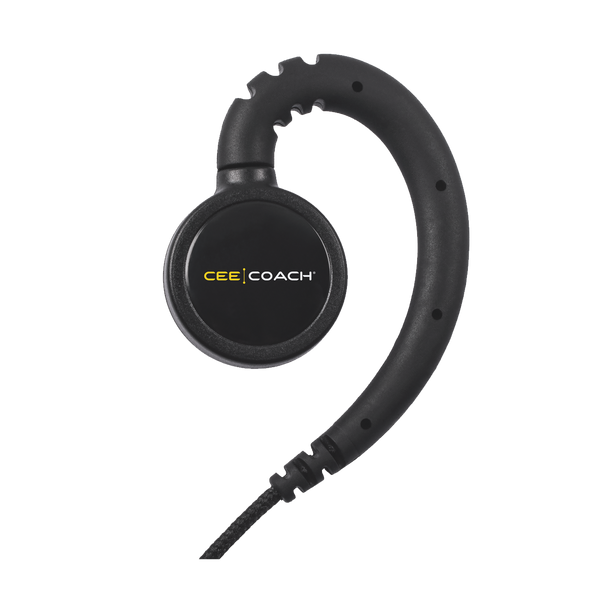 CEECOACH Kabel-Headset (Mono) – Komfortables Headset mit Ohrbügel
