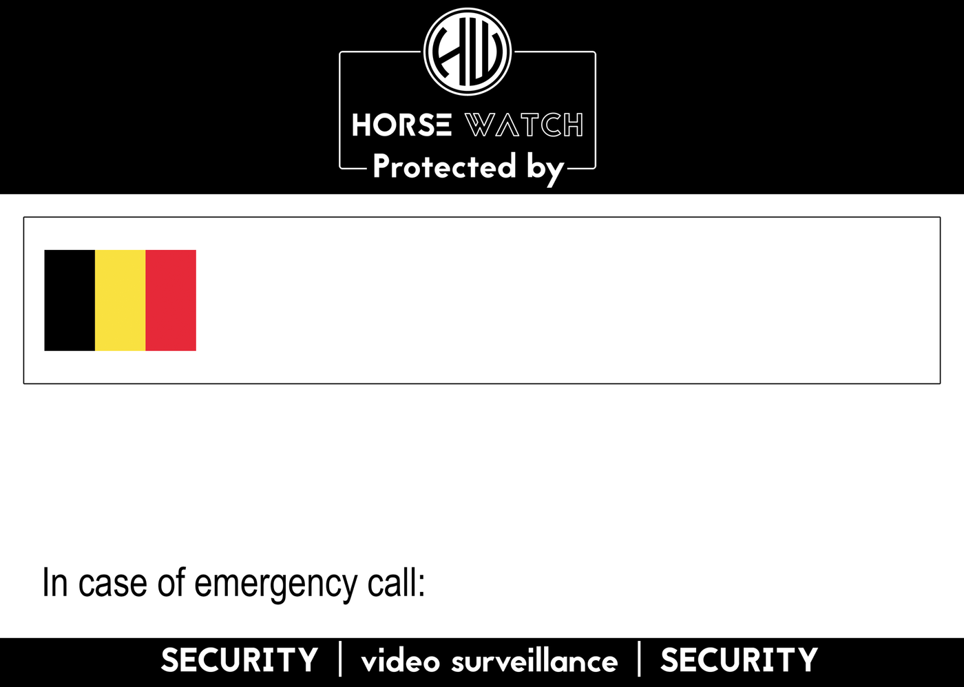 Horse Watch Magnetic Stable Board | BE