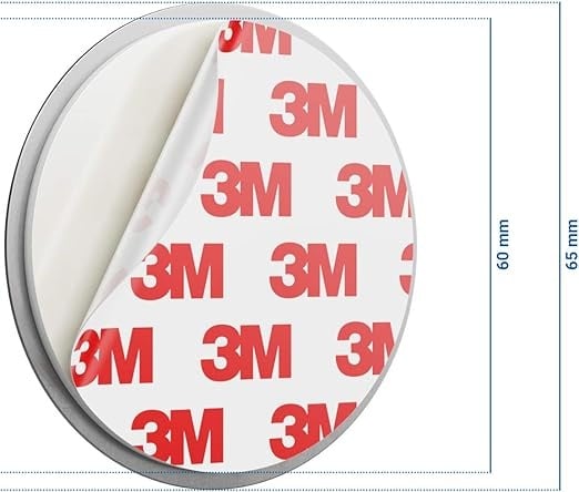 2 STÜCK BEFESTIGUNGSSTICKER MIT MAGNETPLÄTTCHEN
